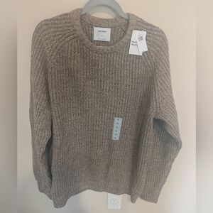 Old Navy Tan Knit Sweater NWT